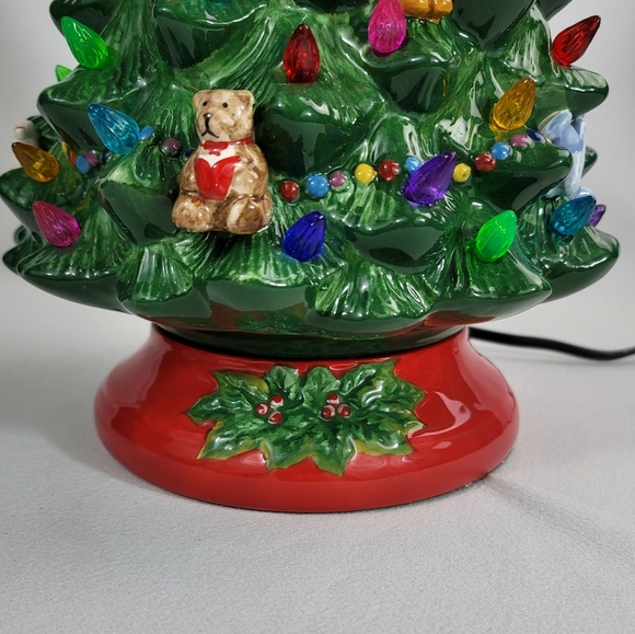 Christopher Radko Lighted Holiday Ceramic Tree - Picture 3 of 16